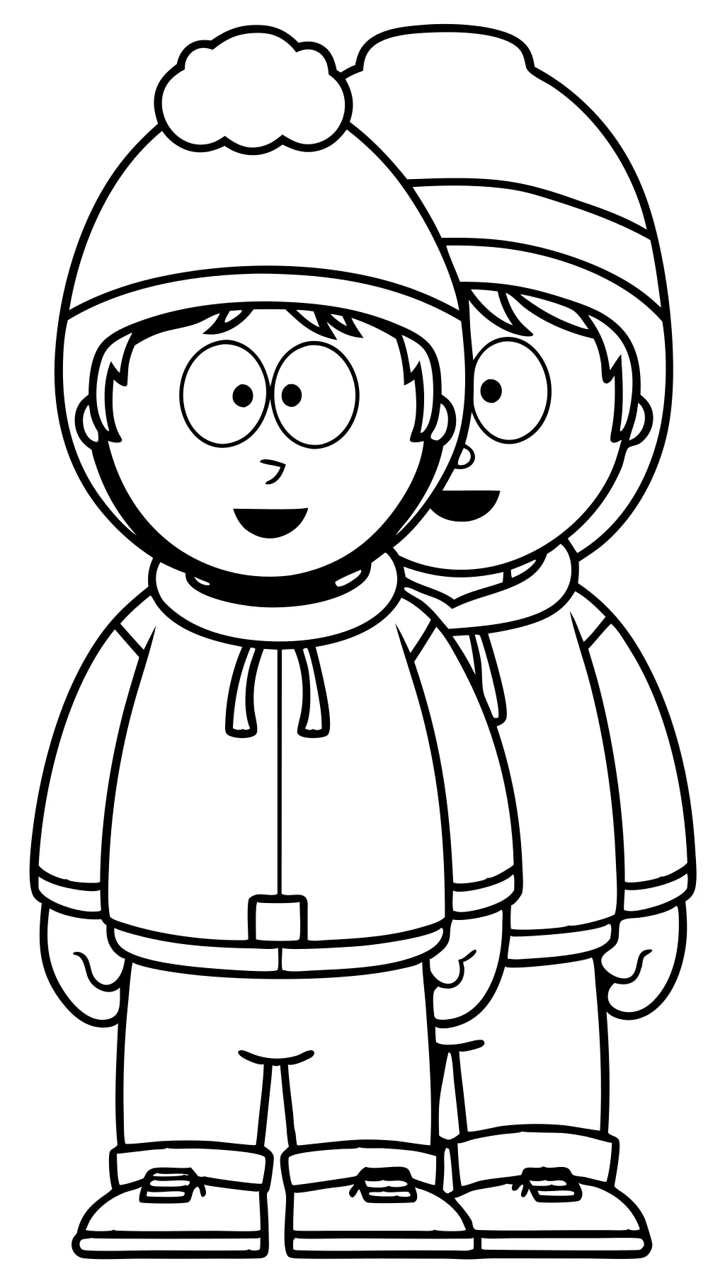 coloring pages south park